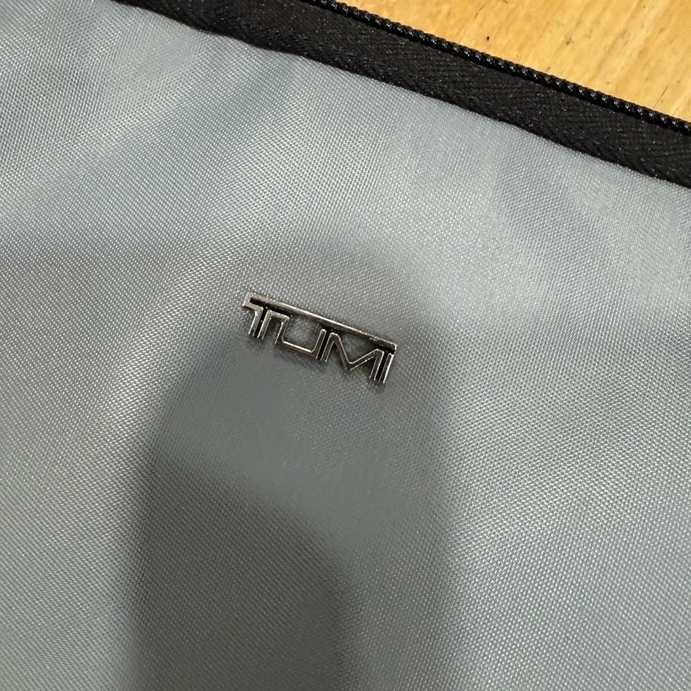 Tumi Black and Gray Toiletry Bag